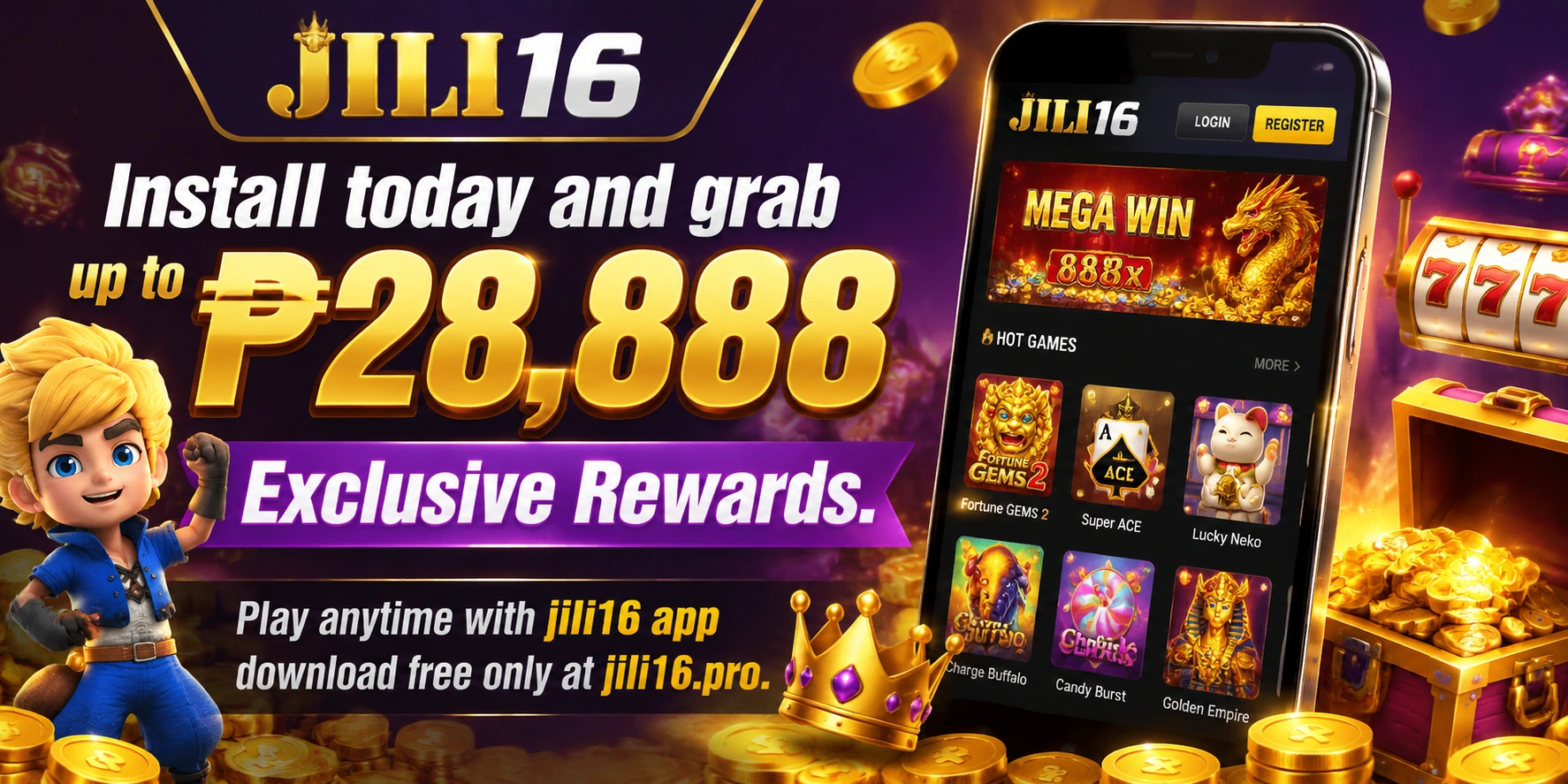 Online slot games interface