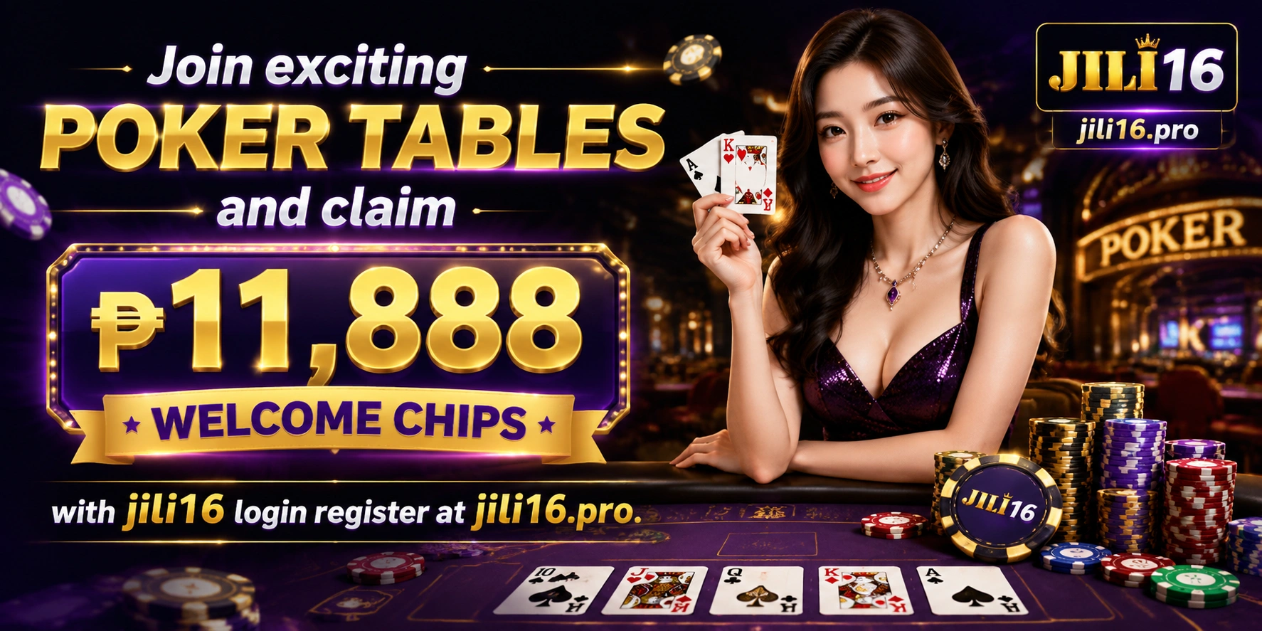 Poker player entering a clean lobby interface on a mobile device